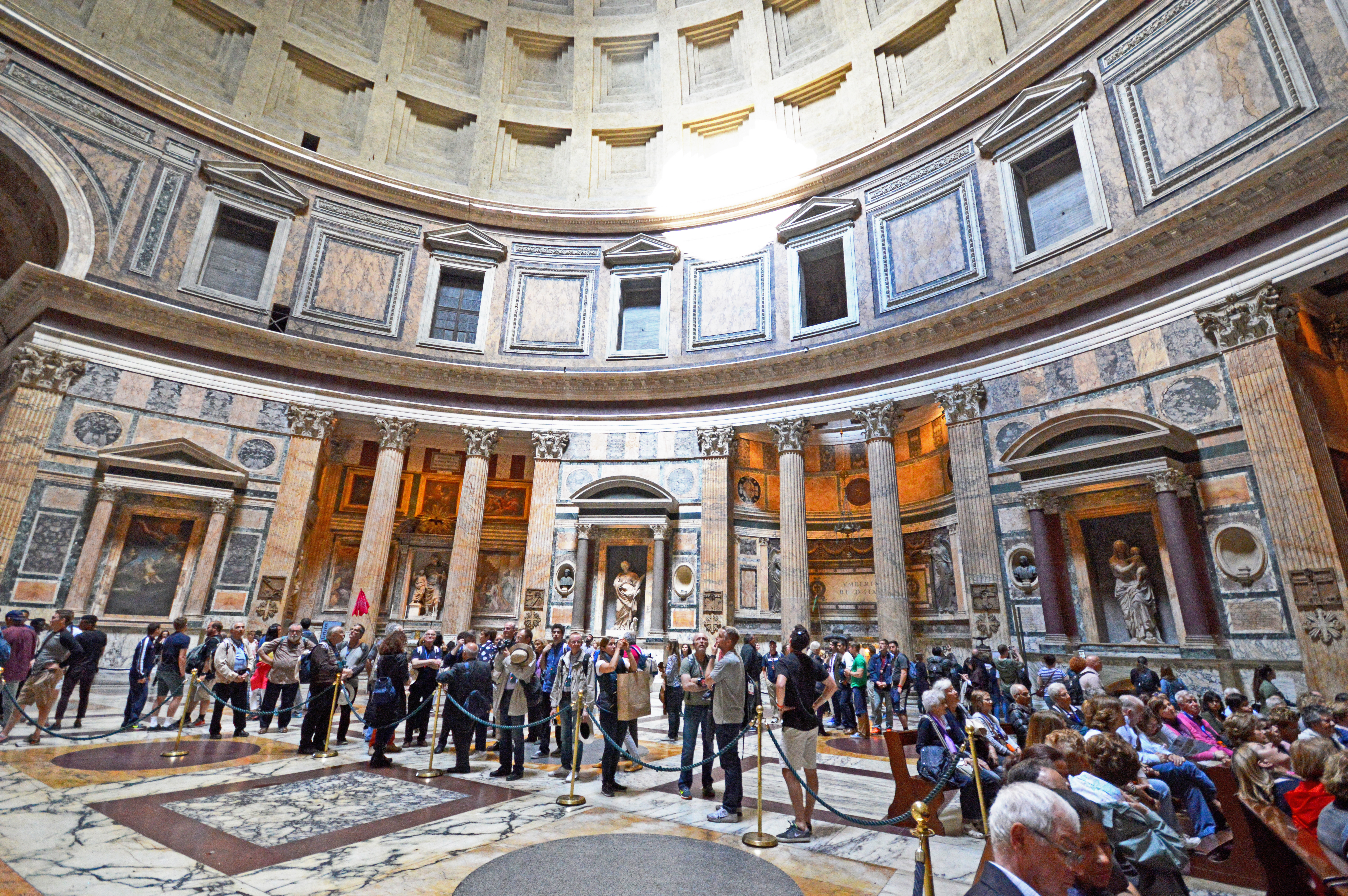interior of the Pantheon in Rome