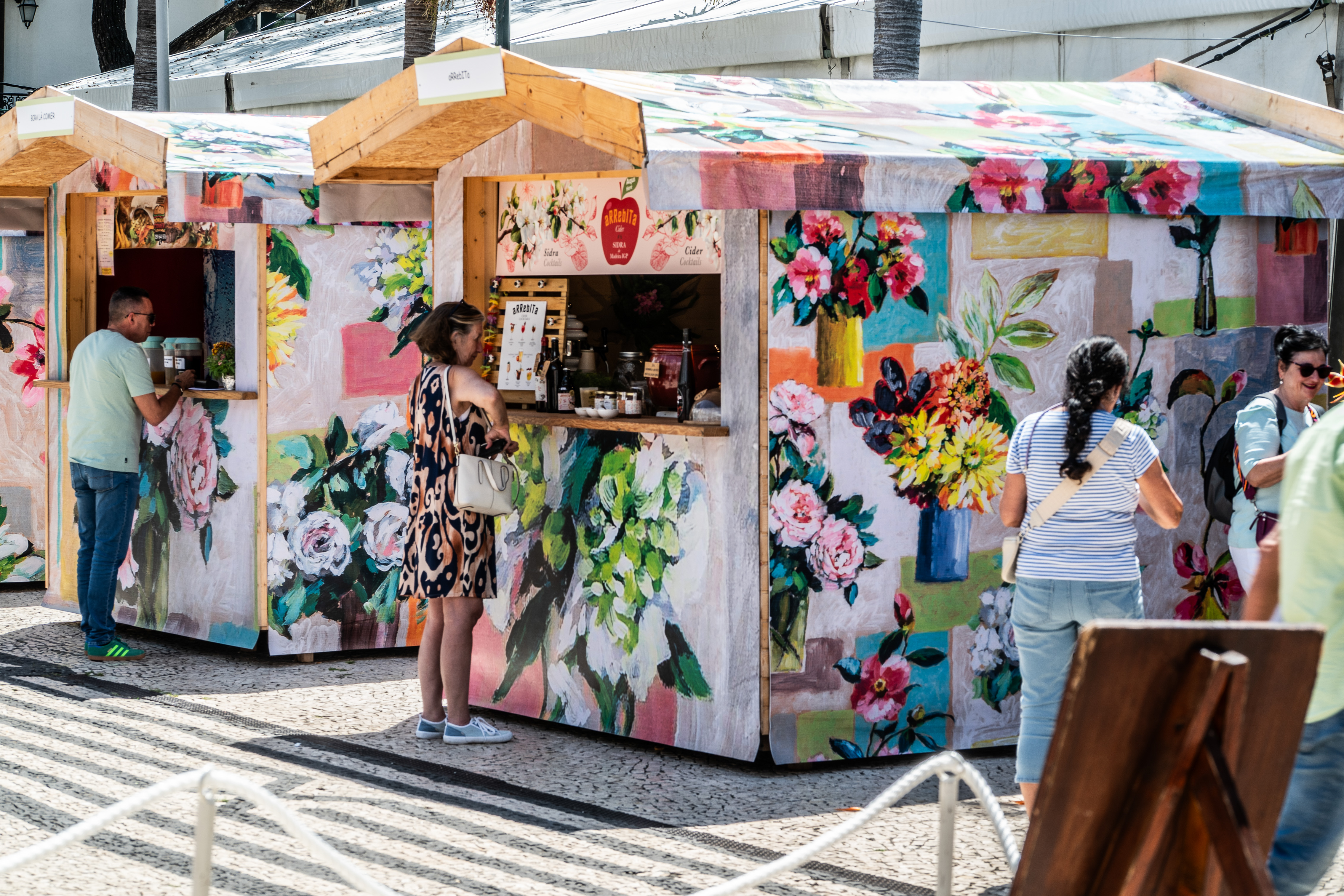 Flower Festival Market Stalls