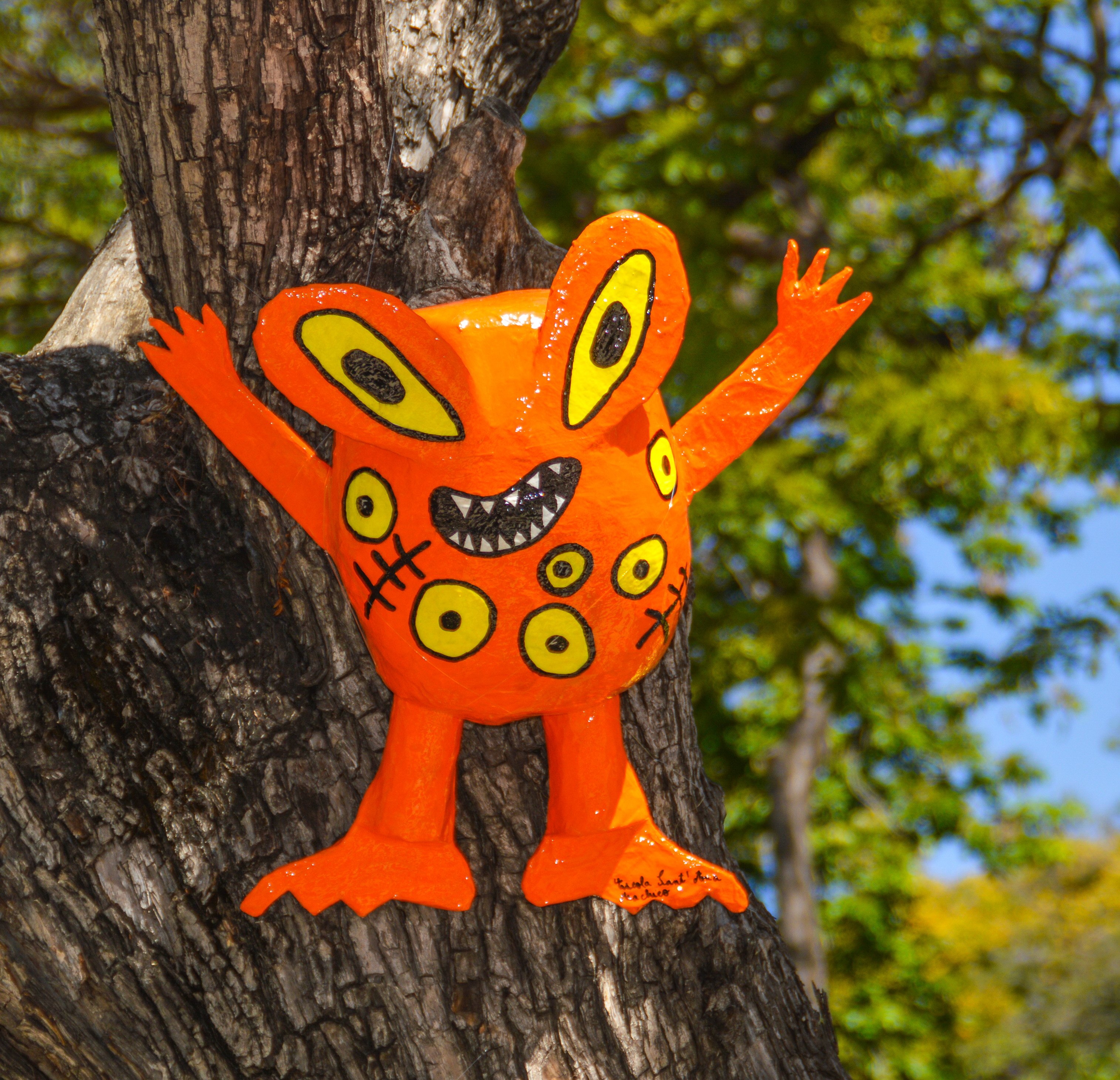 colorful, cartoon-like creature