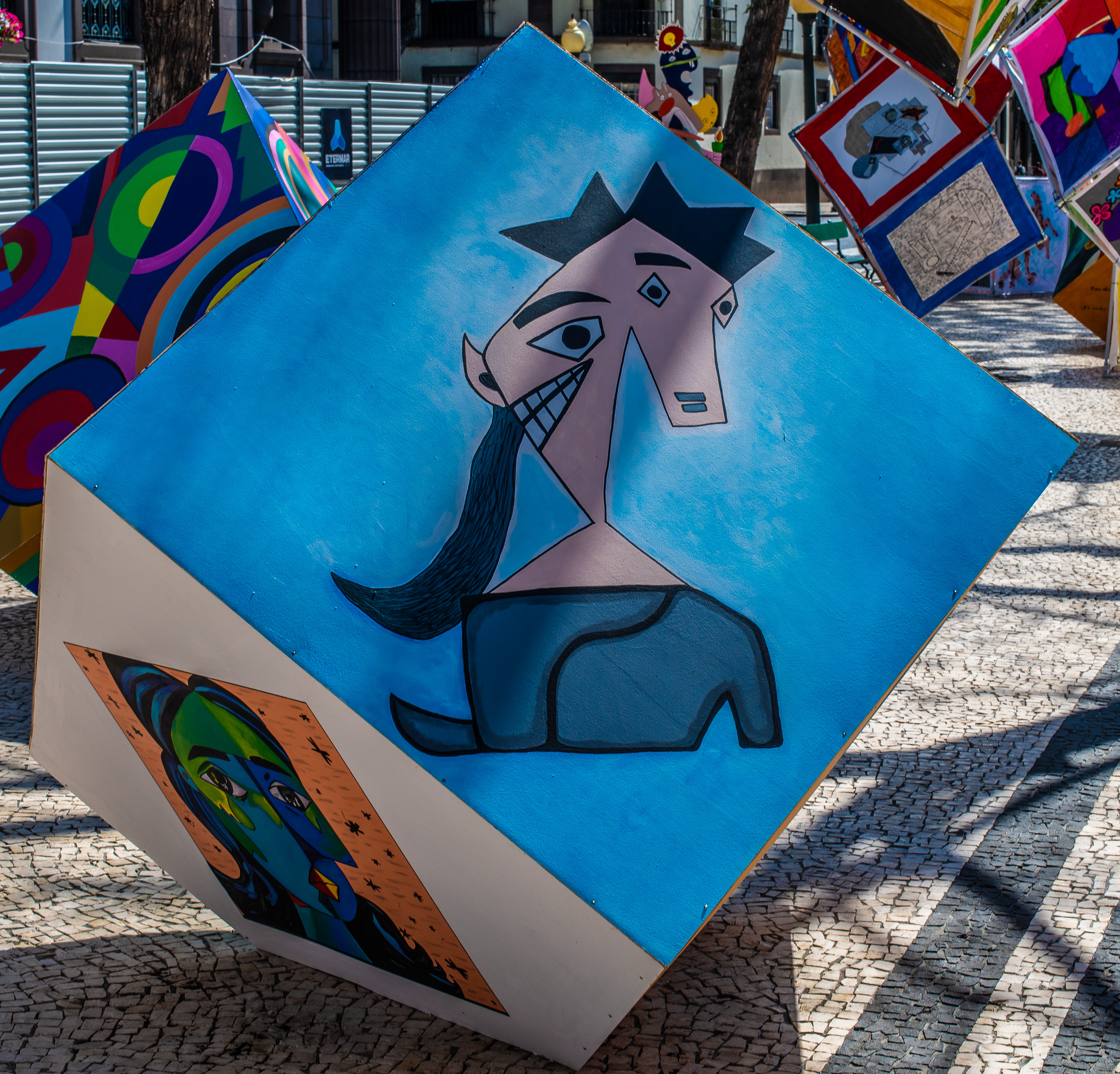 stylized horse head and star