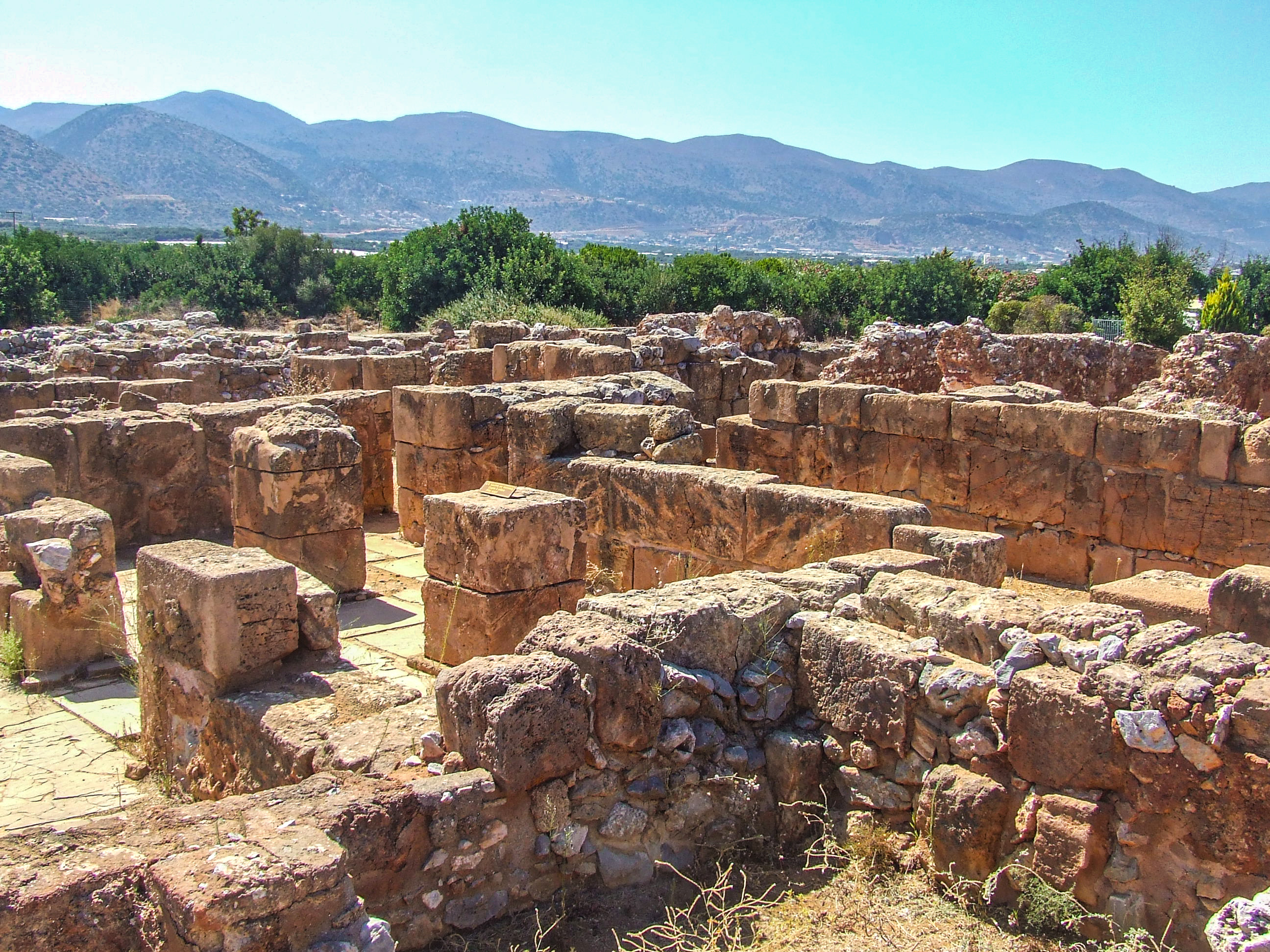 what were once walls or buildings