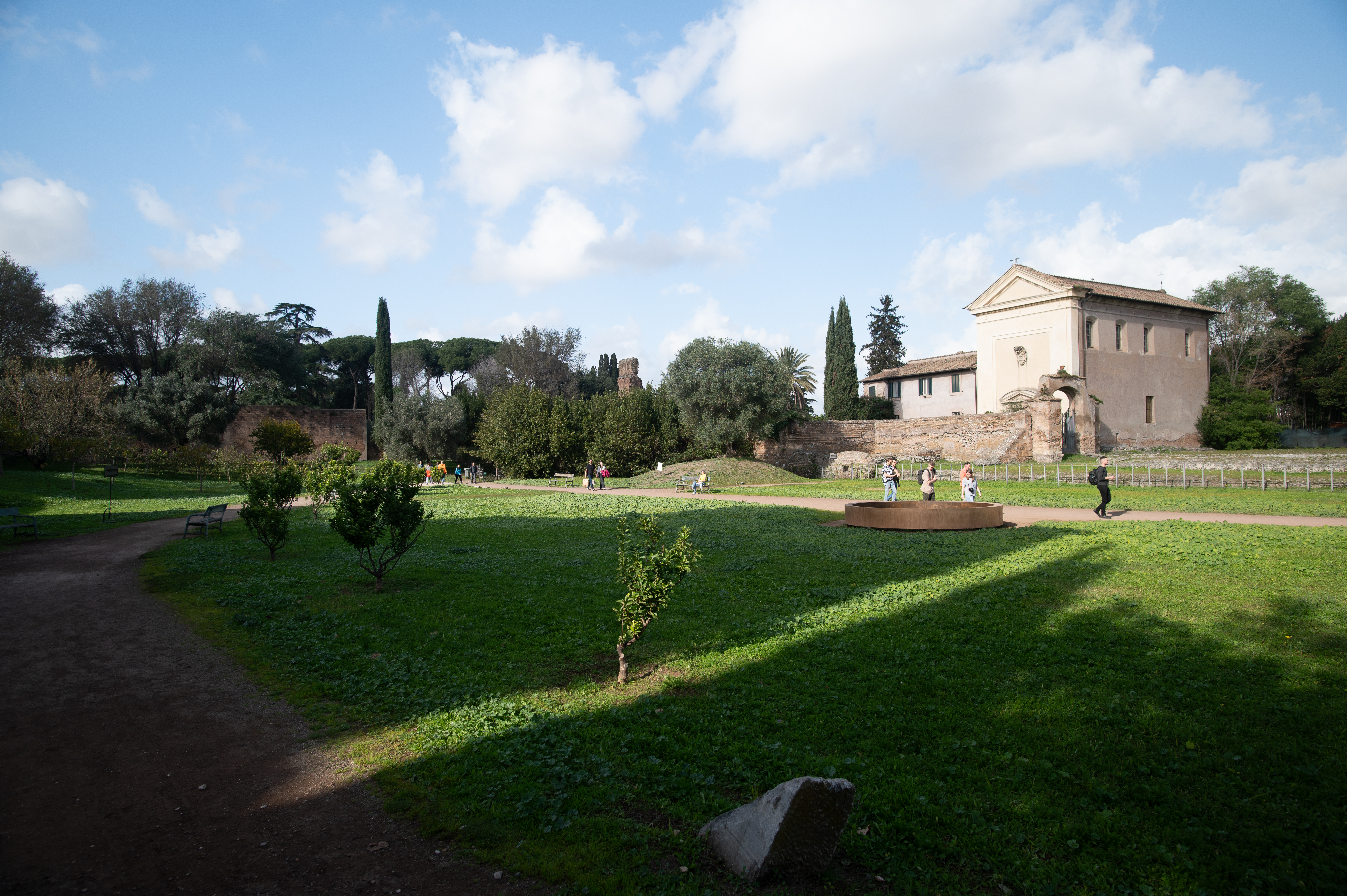 serene park-like setting