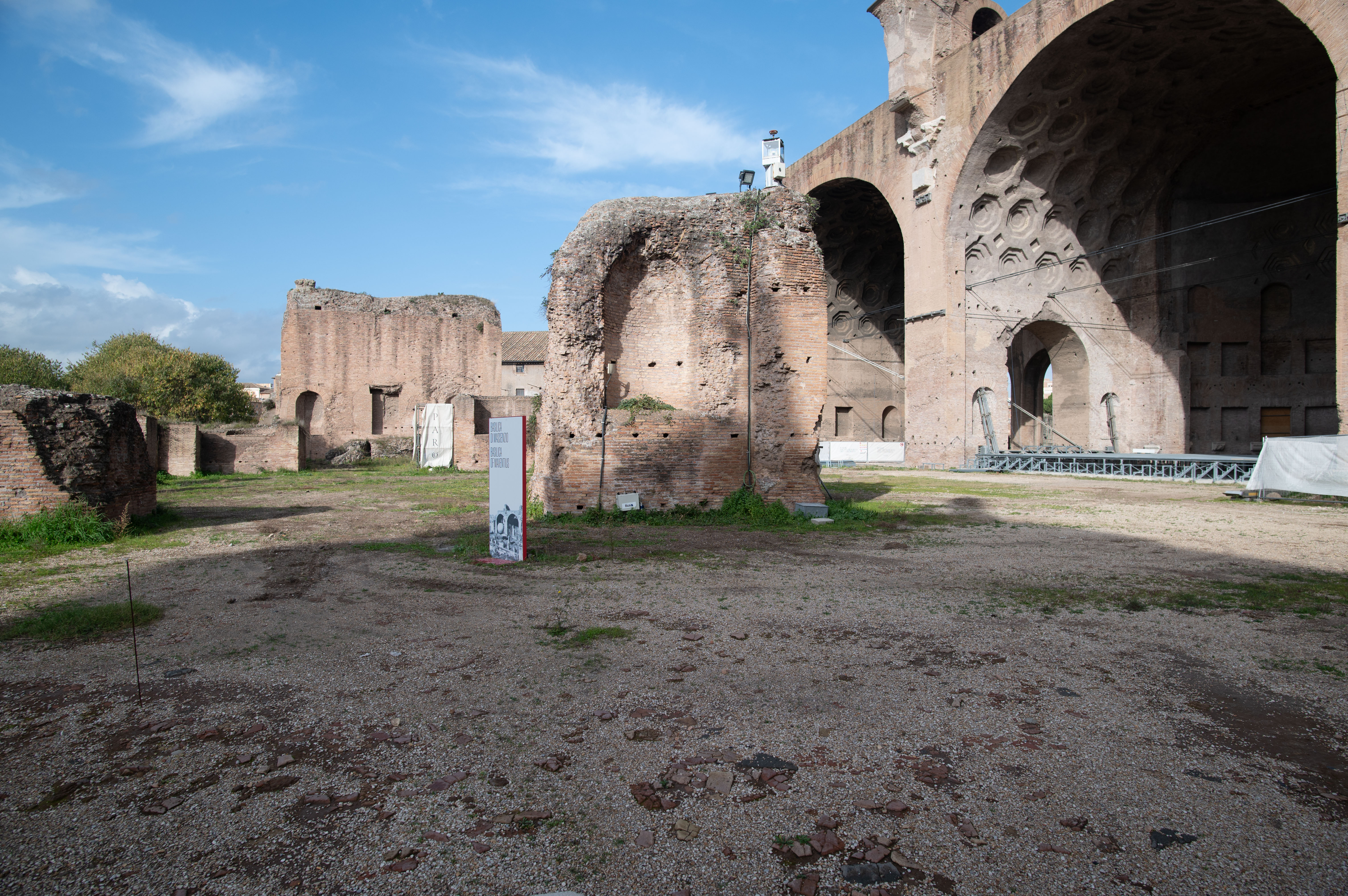 structure features multiple large arches and intricate brickwork