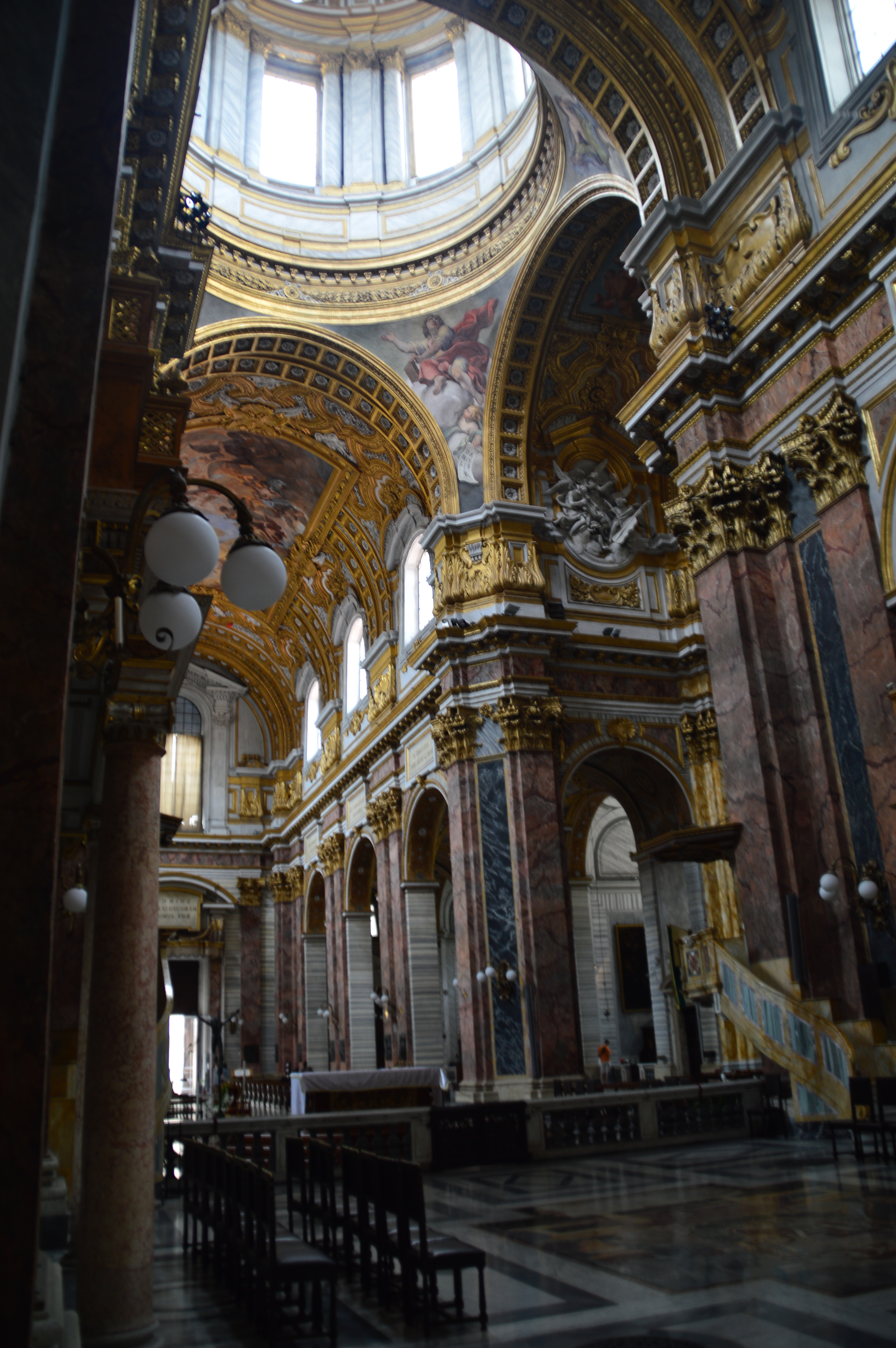 interior of a grand, ornate building