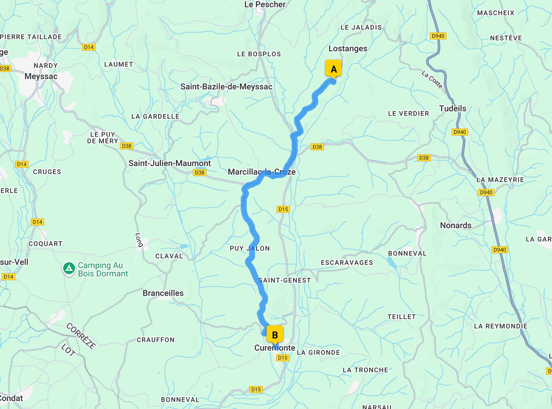 map of Curemonte