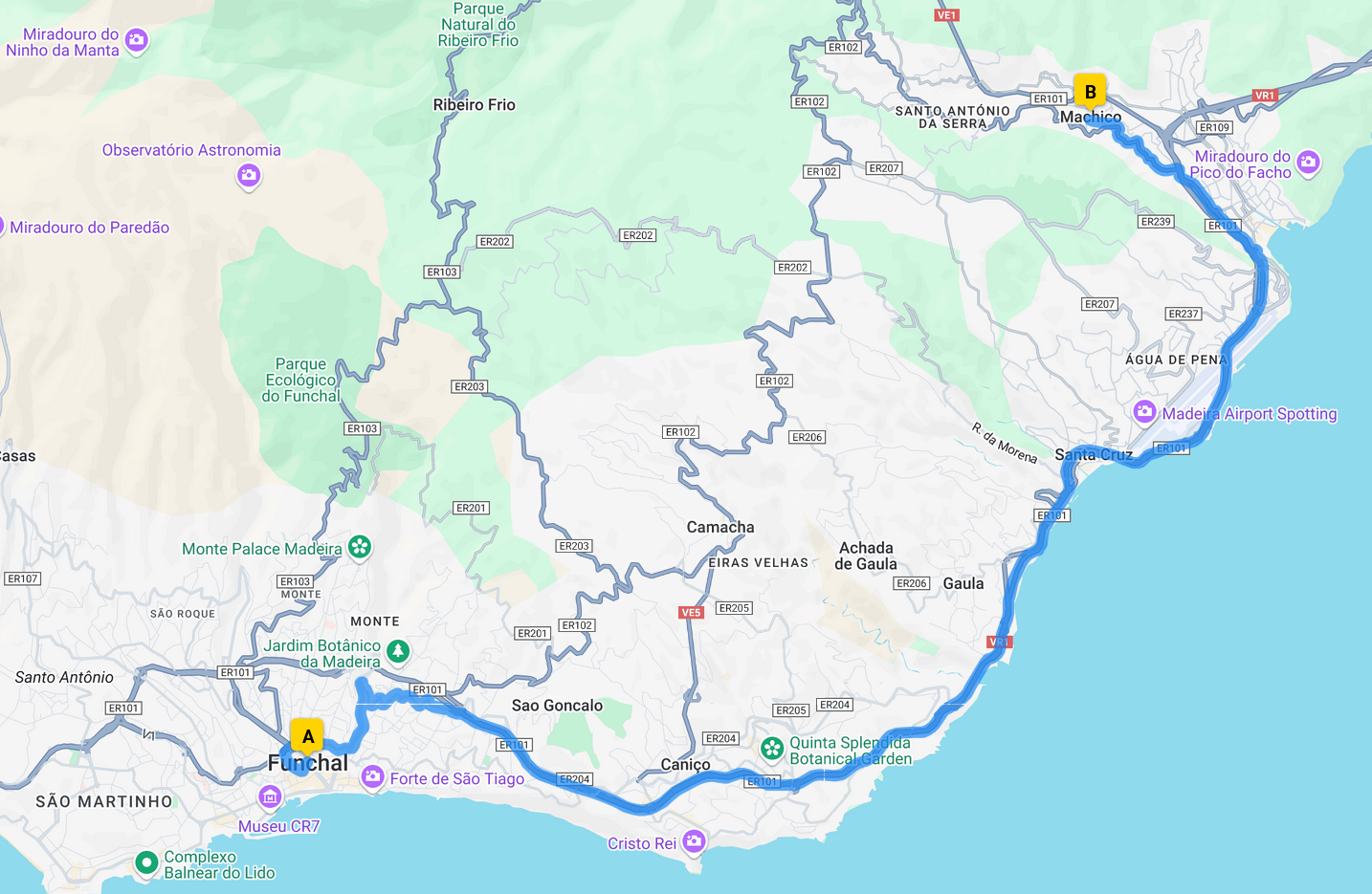 Machico Map