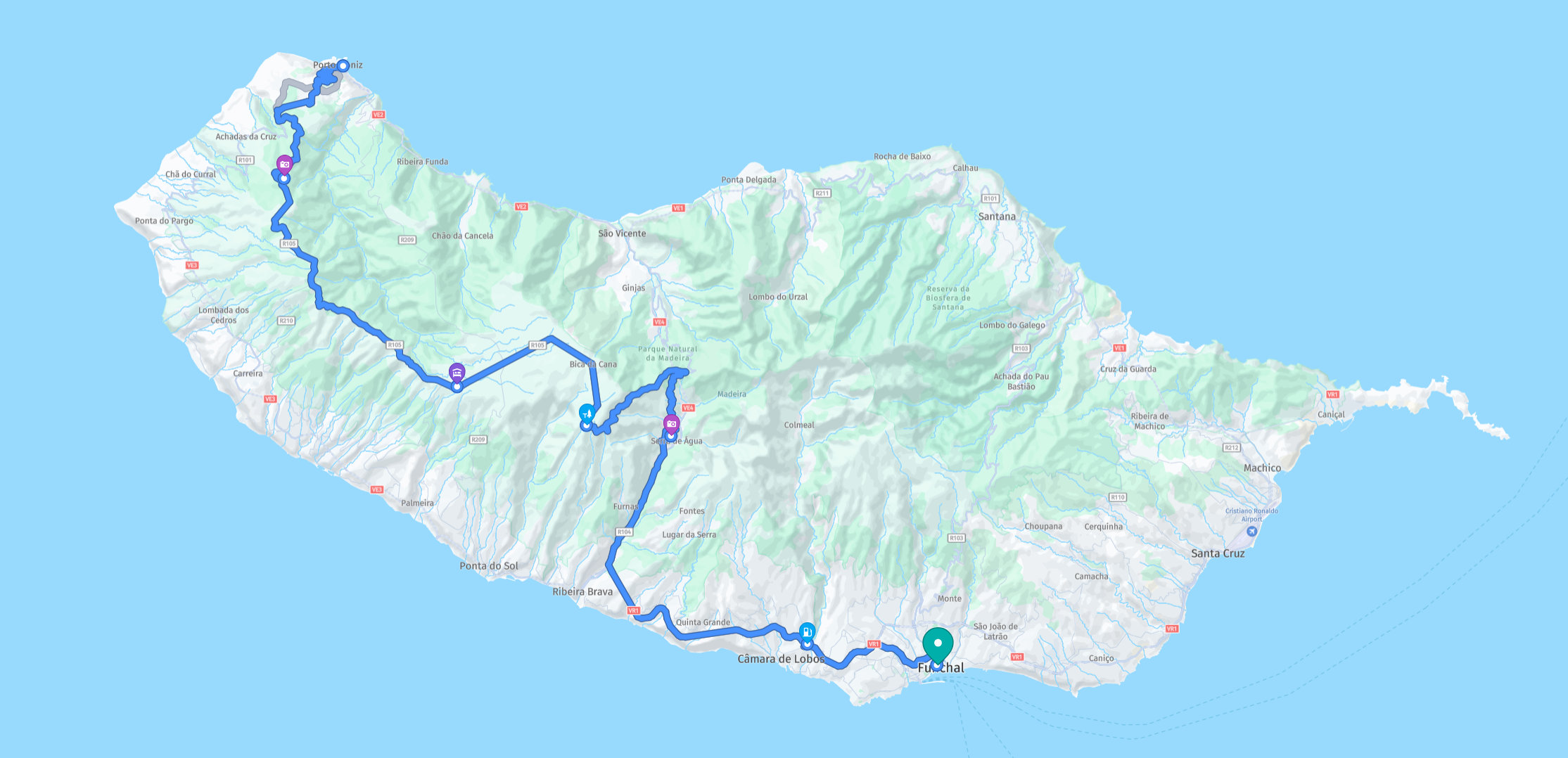 map for Paul da Serra