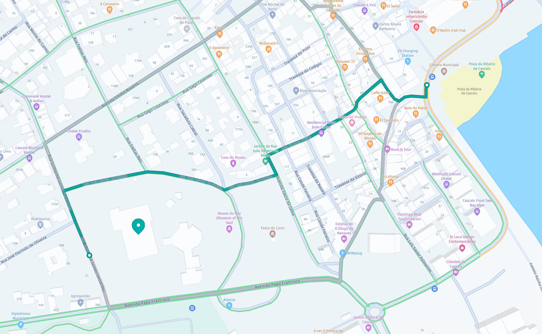map for Cascais