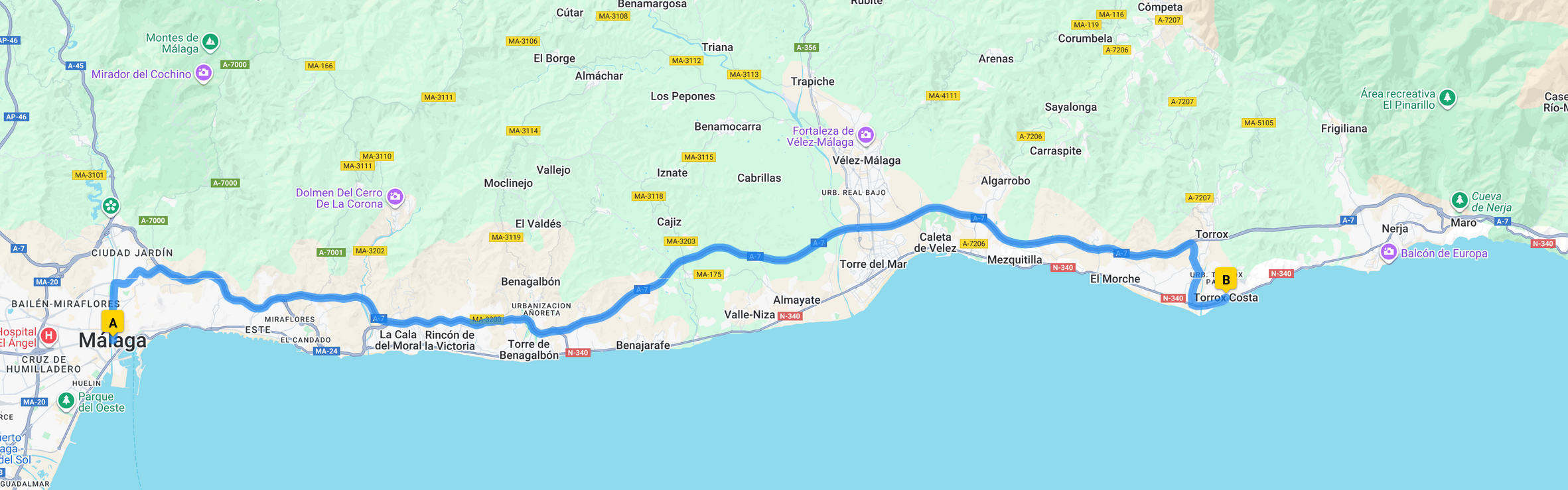 map for torrox