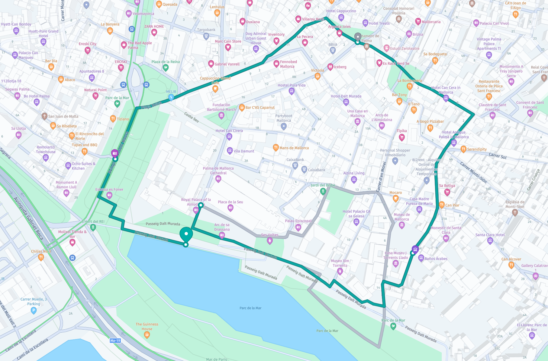 map for Palma