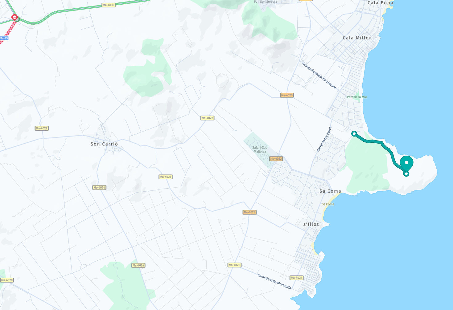 map for Punta de n’Amer