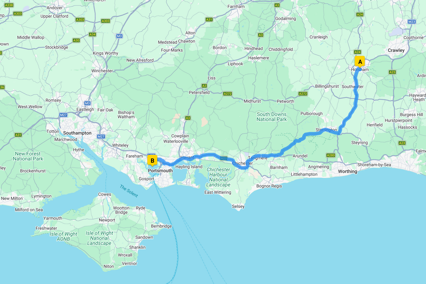 map for Portsmouth